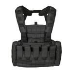 Нагрудний розвантажувальний жилет Tasmanian Tiger Chest RIG MK2 M4, Black 2