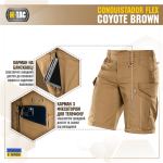 Шорти M-Tac Conquistador Flex Койот, coyote Brown 4 Шорти M-Tac Conquistador Flex Койот, coyote Brown 4