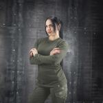 Футболка з довгим рукавом M-Tac 93/7 Lady Army Олива, army Olive 5 Футболка з довгим рукавом M-Tac 93/7 Lady Army Олива, army Olive 5