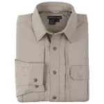 Сорочка тактична "5.11 Tactical Shirt - Long Sleeve, Cotton" Khaki