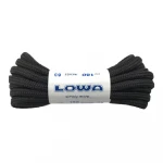 Шнуровка круглая Lowa ATC Mid Black (черный). Длина 160 см
