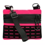 Тактическая мужская сумка через плечо HardKit RoKit Black Pink M с MOLLE и велкро 3 Тактическая мужская сумка через плечо HardKit RoKit Black Pink M с MOLLE и велкро 3