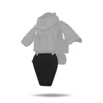 Противоосколочный фартук 1-го класса защиты (с баллистическим пакетом). Размер XL. Черный 3 Противоосколочный фартук 1-го класса защиты (с баллистическим пакетом). Размер XL. Черный 3