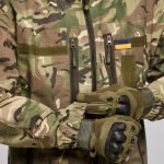 Военная куртка ВСУ с капюшоном без планки. Армированный Rip-Stop. Мультикам 5 Военная куртка ВСУ с капюшоном без планки. Армированный Rip-Stop. Мультикам 5