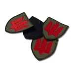 Шеврон (нашивка) Протиповітряна оборона Сухопутних військ ЗСУ, 8х7 см. Червоний 3 Шеврон (нашивка) Протиповітряна оборона Сухопутних військ ЗСУ, 8х7 см. Червоний 3