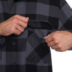 Сорочка фланелева Sturm Mil-Tec® "Flannel Shirt Light" Black/Titan Gray 6 Сорочка фланелева Sturm Mil-Tec® "Flannel Shirt Light" Black/Titan Gray 6