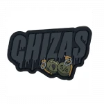Патч (шеврон) «Chizas» від A.T.A.K.A. x SANCHI. М’який ПВХ пластик. Чорний Патч (шеврон) «Chizas» від A.T.A.K.A. x SANCHI. М’який ПВХ пластик. Чорний
