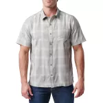 Сорочка тактична "5.11 Tactical® Nate Short Sleeve Shirt" Titan Grey Plaid