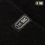 Шапка M-Tac тонка в'язка 100% акрил Чорна 6 Шапка M-Tac тонка в'язка 100% акрил Чорна 6