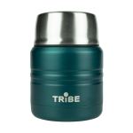 Термос Tribe Food Jar харчовий 0,35 л, Тёмно-зелёный