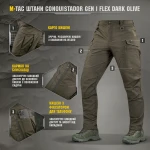 Штани M-Tac Conquistador Gen I Flex. Темна олива 7