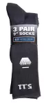 Шкарпетки "5.11 Tactical 9" Socks - 3 Pack "(три пари) Black 3 Шкарпетки "5.11 Tactical 9" Socks - 3 Pack "(три пари) Black 3