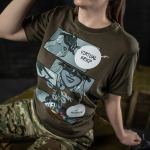 Футболка M-Tac Comics Drone Girl Dark Олива, dark Olive 4 Футболка M-Tac Comics Drone Girl Dark Олива, dark Olive 4