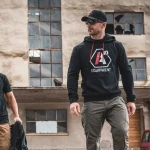 Худи А10 Equipment® с брендовым логотипом. Цвет Черный 3 Худи А10 Equipment® с брендовым логотипом. Цвет Черный 3