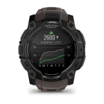Смарт-годинник Garmin Instinct 3 Amoled, GPS, 50 mm. Чорний з коричневим силіконовим ремінцем 5 Смарт-годинник Garmin Instinct 3 Amoled, GPS, 50 mm. Чорний з коричневим силіконовим ремінцем 5