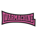 Патч (шеврон) «Warmachine» R3ICH. Мягкий ПВХ пластик мягкий. Розовый