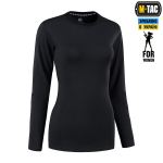 Футболка з довгим рукавом жіноча M-Tac 93/7 Lady Чорна, black, чорний 3