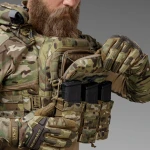 Нагрудный админ подсумок. Cordura 1000. Крепление Molle. Мультикам 6 Нагрудный админ подсумок. Cordura 1000. Крепление Molle. Мультикам 6