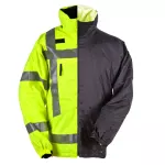 Куртка тактична демісезонна "5.11 3-in-1 Reversible High-Visibility Parka" High-Vis Yellow 4