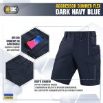 Шорти M-Tac Aggressor Summer Flex Dark Темно, dark Navy Blue 4 Шорти M-Tac Aggressor Summer Flex Dark Темно, dark Navy Blue 4