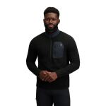 Кофта флисовая мужская Black Diamond M Rift HZ Fleece Jacket, Black/Black 5