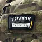 Патч (шеврон) «Свобода - это полный магазин» от А.Т.А.К.А. Мягкий ПВХ пластик 2 Патч (шеврон) «Свобода - это полный магазин» от А.Т.А.К.А. Мягкий ПВХ пластик 2