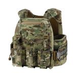 M-Tac плитоноска Cuirass Tiger Elite з камербандами 2-го класу захисту під бронеплити розміру L, Мультикам