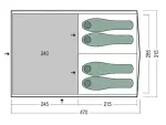 Намет Pinguin Interval 4 Airtube (На 4 особи) – Зелений 3 Намет Pinguin Interval 4 Airtube (На 4 особи) – Зелений 3