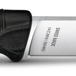 Ніж Victorinox Venture, чорний, клинок 105 мм, сталь Sandvik 14C28N 9