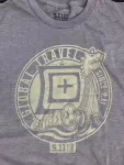 Футболка з малюнком "5.11 GLOBAL TRAVEL TEE" Brown Heather 5 Футболка з малюнком "5.11 GLOBAL TRAVEL TEE" Brown Heather 5