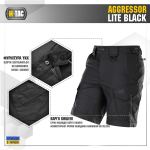Шорти M-Tac Aggressor Short Чорні, black, чорний 4