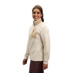 Женская кофта флисовая Black Diamond W Rift HZ Fleece Jacket, Chalk/Khaki 3