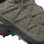 Треккинговые кроссовки Salomon® SpeedCross 5. Оливково-черные 4