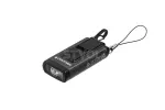 Брелок Led Lenser K6R Gray Safety із звуковою сигналізацією, заряджається, 400/200/20, Чорний