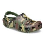 Крокси сабо Crocs Classic Camouflage Clog (Army Green). Мультикам