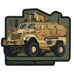 Патч (шеврон) «International MaxxPro» від Patch hunter. М’який ПВХ пластик. Койот Патч (шеврон) «International MaxxPro» від Patch hunter. М’який ПВХ пластик. Койот