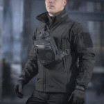 Сумка M-Tac Sling Pistol Bag Elite Hex з липучкою. Чорний мультикам 2