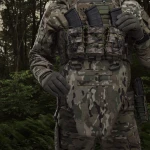 Противоосколочный фартук 1-го класса защиты (с баллистическим пакетом). Размер XL. Мультикам 5 Противоосколочный фартук 1-го класса защиты (с баллистическим пакетом). Размер XL. Мультикам 5