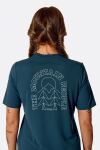 Женская футболка Rab Force Cirque Tee Wmns, Tempest Blue 4