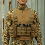 Розвантажувальна система-ліфчик MOLLE "LPCH" (Low Profile Chest Harness) Coyote Brown