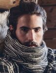 Шарф-труба Buff Knitted Neckwarmer Comfort Kirvy, Black 3 Шарф-труба Buff Knitted Neckwarmer Comfort Kirvy, Black 3