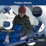 Спальник з капюшоном Naturehike MJ300 CNK2300SD014, темно-блакитний 3 Спальник з капюшоном Naturehike MJ300 CNK2300SD014, темно-блакитний 3