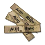 Шеврон (нашивка) група крові A(II) Rh(+), 2.5 х 12.5 см. Мультикам 4 Шеврон (нашивка) група крові A(II) Rh(+), 2.5 х 12.5 см. Мультикам 4