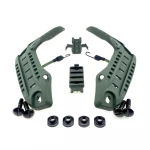 Комплект рейок на шолом Fast\TOR-D, планки Picatinny та кріплення Wing-Loc, Олива 7 Комплект рейок на шолом Fast\TOR-D, планки Picatinny та кріплення Wing-Loc, Олива 7