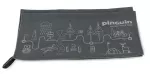 Полотенце Pinguin Micro Towel, розмір M, 40 × 80 см – Сірий, принт Map