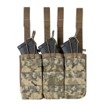 Тройной подсумок под магазины АК/АR. Cordura 500D. Molle. Пиксель (мм-14) 3
