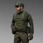 Плечевая система для тактического пояса с эвакуационной ручкой. Cordura 1000. Олива 3