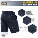 Шорти M-Tac Aggressor Short Dark Темно, dark Navy Blue 5