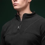 Флісова тактична кофта Garrison Fleece Black. Temperature control, polyester 3 Флісова тактична кофта Garrison Fleece Black. Temperature control, polyester 3