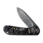 Ніж складаний Civivi Elementum Damascus Carbon Fiber, сірий 4 Ніж складаний Civivi Elementum Damascus Carbon Fiber, сірий 4